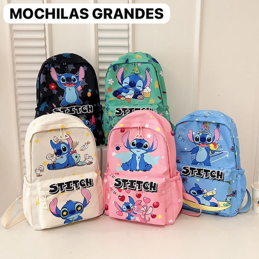 🎒 Mochilas Grandes de Stitch – Espaciosas, Llamativas y Súper Adorables
