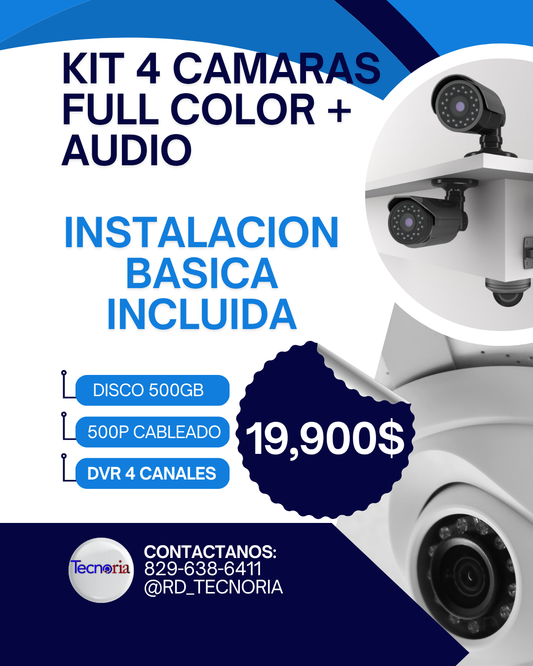 Instalación de Cámaras de Seguridad (CCTV)